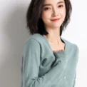 Women Cardigans Autumn Winter Single Breasted V-neck Knitted Sweater Spring Fashion Short Knitwear Solid Cardigan Jumpers - Image 5