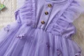 Summer Princess Dress for Girls New Butterfly Mesh Flying Sleeves Dress Girls Fashio Cute Girls Summer Casual Wear - Image 4