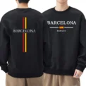 Casual Hot Sales Men's Sweatshirts Printing O-Neck Quality Long Sleeves Man Popular Tops Sports Clothing Pullover Jogging Casual - Image 2