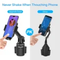 Car Phone Holder Cellphone Mount Stand Adjustable Car Cup Phone Mount for iPhone 14 13 12 Por MAX Huawei - Image 5