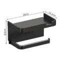 Toilet Paper Holder Plastic Storage Rack Kitchen Towel Placement Of Seasoning Bottles Bathroom Wall Roll Of Paper Phone Storage - Image 6