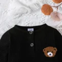 Newborn Baby Clothes 0 to 18 Months Cartoon Bear Tiny Button Onesies For Baby Boy Long Sleeve Infant Romper Toddler Jumpsuit - Image 5