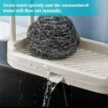 1PCS Detachable Kitchen Dishcloth Holder Rag Hanger Sink Sponge Holder Storage Rack Shelf For Bathroom Scrubber Brush Organizer - Image 5