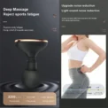 Electric Massage Gun Portable Mini Neck Back Massage Gun Deep Tissue Vibration Relief Massager Fitness For Muscle Relaxatio - Image 5