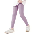 2-12Y Solid Color Kid Leggings Girl Thin Tights Casual Sweatpants Kids Dance Yoga Pants Outdoor Sport Running Skinny Trousers - - Image 6