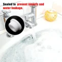 Wash Basin Overflow Cover Wash Basin Decorative Plug Water Level Rise Overflow Water Plug Bathtub Drainage Cover Over - Image 5