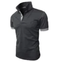 Summer Business Men's Polo Shirt Solid Short Sleeve Youth Popular Casual Polo Shirt T-shirt - Image 5
