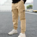 New Spring Autumn Boys Pants Casual Long Style Trousers For Kids 3- 12 Years Old Teenage Children Sport Outdoor Pants - Image 5