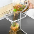 50Pcs Disposable Kitchen Sink FilterMesh Sewer Garbage Filter Meal Residue Pool Mesh Bag Drainage Screen Sink Garbage Net -