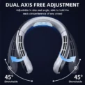 3000mAh Hanging Neck Fan Portable Bladeless Mini USB Rechargeable Mute LED Digital Display Electric Fan Summer Air Cooler ﻿ - Image 3