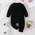 Newborn Baby Clothes 0 to 18 Months Cartoon Bear Tiny Button Onesies For Baby Boy Long Sleeve Infant Romper Toddler Jumpsuit - Image 3