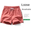 summer hot selling sports shorts, running pants, three piece pants, men's and women's zippered pockets, couple's short - Image 3