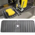 Sink Anti-spray and Drain Water Retaining Pad Silicone Faucet Splashproof Water Pad Absorbent Pad Bathroom Kitchen Accessories - Image 2