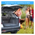 Car Trunk Organizer for SUV Backseat Hanging Organizer for SUV Truck MPV Upgrade Back Seat Storage Bags with 4 Pockets 39*14inch - Image 5