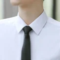 New men's dress shirt long sleeve thin free ironing business casual slim-fit fashion breathable high quality solid color - Image 6