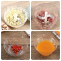 500/900ML Manual Meat Mincer Garlic Chopper Rotate Garlic Press Crusher Vegetable Onion Cutter Kitchen Cooking Accessories - Image 5