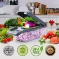 Slicer, vegetable slicer, multifunctional vegetable slicer, slicer, slicer, slicer, cucumber slicer, egg strainer - Image 2