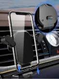 Car Air Vent Clip Mount Hook Gravity Car Phone Holder Smartphone GPS Holder Mobile Bracket Support For IPhone 15 14 13 12 Xiaomi - Image 4