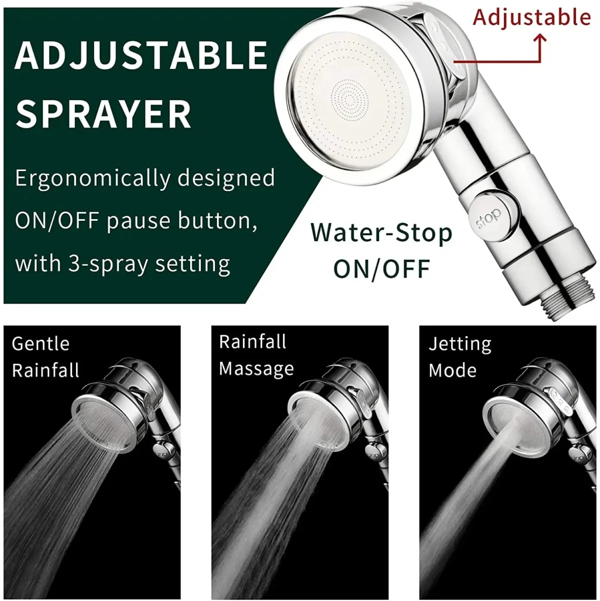 New Faucet extender external shower head bathroom faucet adapter attachment washbasin faucet external shower head set - Image 2