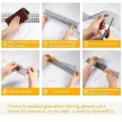 5~100m Cutable Shower Drain Hair Catcher Self-Adhesive Floor Drain Stickers Disposable Mesh Sink Strainer Filter Fo - Image 6