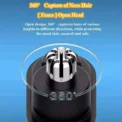 2-in-1 Nose Hair Trimmer Home Nose Hair Trimmer Electric Men's Nose Hair Trimmer Divine Tool - Image 4