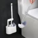 Bathroom Wall-mounted S-type Toilet Curve Brush Bent Head Corner Gap Brush Soft Hair Household Items Cleaning Tools Accessories - Image 4