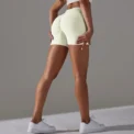 Seamless Sports Shorts Cross High Waist Fitness Leggings Shorts Gym Scrunch Butt Shorts Women Squats Running Workout Shorts - - Image 6