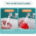 1080° Universal Rotation Faucet Extender Sprayer Head Two-mode Multi-function Faucet Robotic Arm Kitchen Bathroom Accessories - Image 5