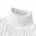 Autumn Men's Long Sleeve Knitted Sweaters Men's Slim Fit Turtleneck Sweater Casual Pullover Sweater Lightweight Ribbed Sweater - Image 3