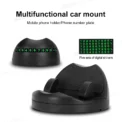 L Head-Up Car Phone Mount Flexible Rotation Phone Holder Stable Anti-Slip Rubber Smartphone Support Universal for 4-7 in - Image 3