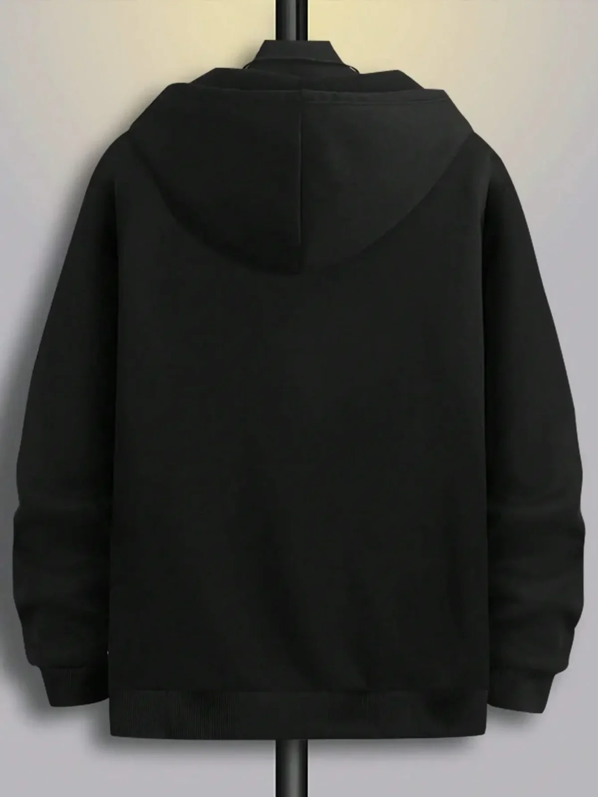 Street Letter Print Hoodie Men's Pocket Drawstring Pullover Soft Sweatshirt Autumn Casual Wear - Image 4