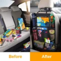 Car Backseat Organizer with Touch Screen Tablet Holder Auto Storage Pockets Cover Car Seat Back Protectors Car Accessories - Image 4
