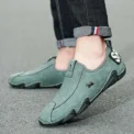 Sports Shoes Men's Shoes New Summer Breathable Anti Slip Lightweight Casual Shoes Leather Surface Waterproof Men's Shoes - Image 4