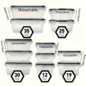 12pcs multifunctional food plastic storage boxes with lid picnic lunch box suitable for kitchen organization school storage - Image 2
