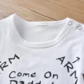 Newborn Baby Romper Jumpsuit Casual Clothes for Boys 2Colors New Letters Print infant Boys One Piece Climb Clothing for 0-18M - - Image 3