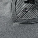 Men's Fleece Lined Sweater Polo Collar Pullover Tops Fake Two Piece Fashion Business Causal Pullovers Thick Winter Clothes - Image 6