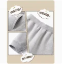 Kids Fashion Elastic Waist Pleasure Letter Print Sports Pants Boys Spring Summer Loose Breathable Jogging Pants - Image 5