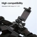 Chest Phone Holder Adjustable Phone Clip Stand With Chest Strap Fixation Bracket For Cycling Sports Climbing Camera Mobile Phone - Image 5