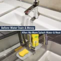 Kitchen Gadgets Silicone Faucet Absorbent Pad Shelf Sink Splash Catcher Countertop Protective Mat Bathroom Drain Mat Acceesories - Image 3