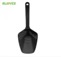 1Pc Black Cooking Shovels Vegetable Strainer Scoop Nylon Spoon Large Colander Soup Filter Kitchen Tools - Image 6