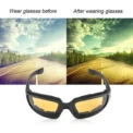 Outdoor UV Protection Goggles Padded Goggles Anti-UV Unisex Sports Sunglasses Eyewear Motorcycle Riding Glasses for Adventurers - Image 4