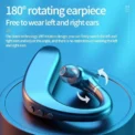 Wireless Bluetooth Headset Single Ear Earplugs Ultra Long Battery Life Business Earphones Mobile Phone Headphones Earbuds Mono - Image 3