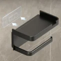 Toilet Paper Holder Plastic Storage Rack Kitchen Towel Placement Of Seasoning Bottles Bathroom Wall Roll Of Paper Phone Storage - Image 5
