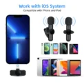 2.4G Wireless Lavalier Microphone Noise Cancelling Audio Video Recording for IPhone/iPad/Android/Xiaomi/Samsung Live Game Mic - Image 4