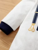 Newborn Baby Boy Romper Cute Bowtie Long Sleeve Bodysuit Spring and Autumn Clothing for Toddler ​Boy 0-18 Months - Image 3