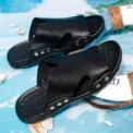 YRZL Men Slippers Casual Sandals Lightweight Comfortable Summer Slides for Men Big Size Breathable Slippers Soft Beach Footwear - Image 4