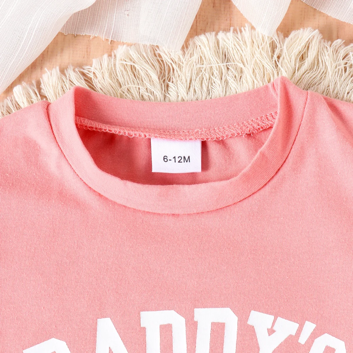 2PCS Summer 0-4 Years Old Cute Fashion Trend Baby Girls Universal Comfortable Soft Daddys Mini Letter Multicolor Plaid Set - - Image 6
