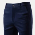 29-42 Men's Summer Thin Fashion Business Casual Suit Pants Long Pants Men's Elastic Straight Sleeve Formal Pants Plus Size 28-40 - Image 3