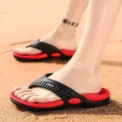 Summer Slippers Men Flip Flops Beach Sandals Non-slip Casual Flat Shoes Massage Indoor House Shoe For Men Outdoor Slides - Image 5