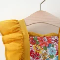 New Summer Girls Little Flying Sleeve Dress Small Floral Hollow Bow After Dew Baby Dress + Hat (0-3 Years Old Girls) - Image 4